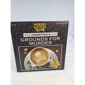 Murder Mystery Party Grounds for Murder 1000 Piece Jigsaw Puzzle 33116 John Lutz